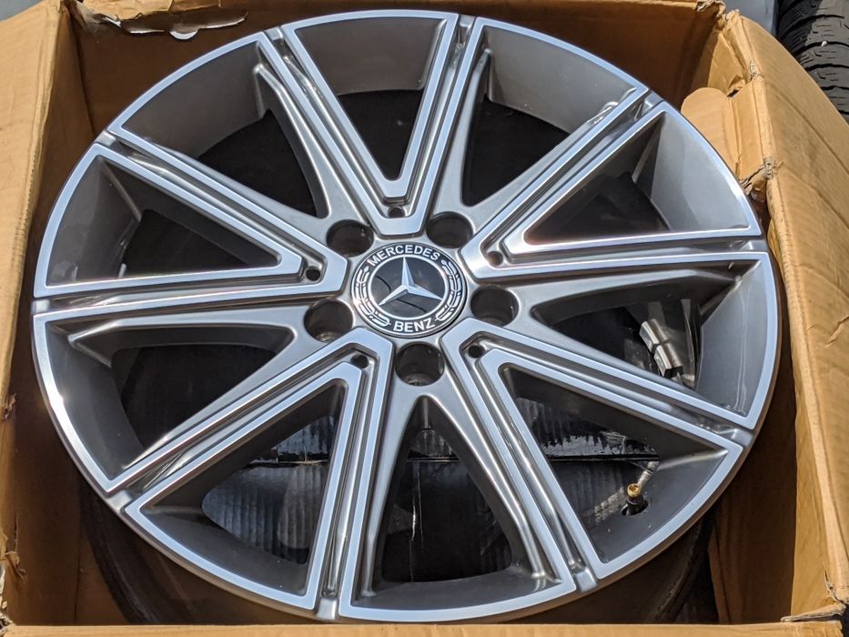 Темно сірі литі диски R17 Mercedes E clas W212 w213 C Cla Slk V clas Vito w447