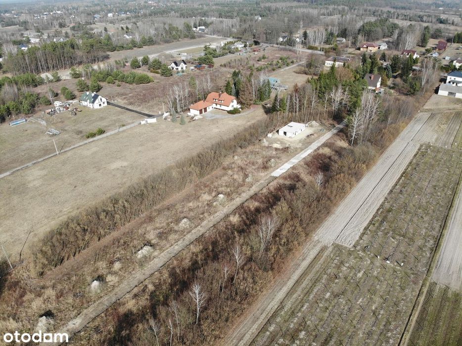 Działka budowlana 1200 m² w spokojnej okolicy. Nowy Prażmów.