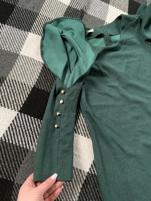 Сукня темно-зелена