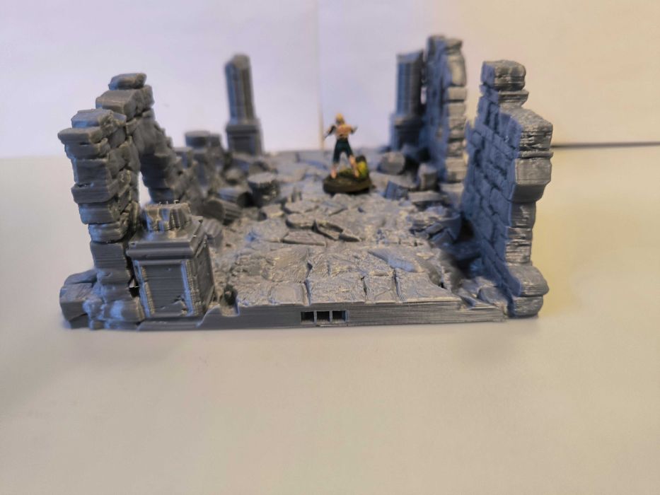 Zrujnowana droga prosta s3 (Lost City) RPG D&D Diorama Makieta
