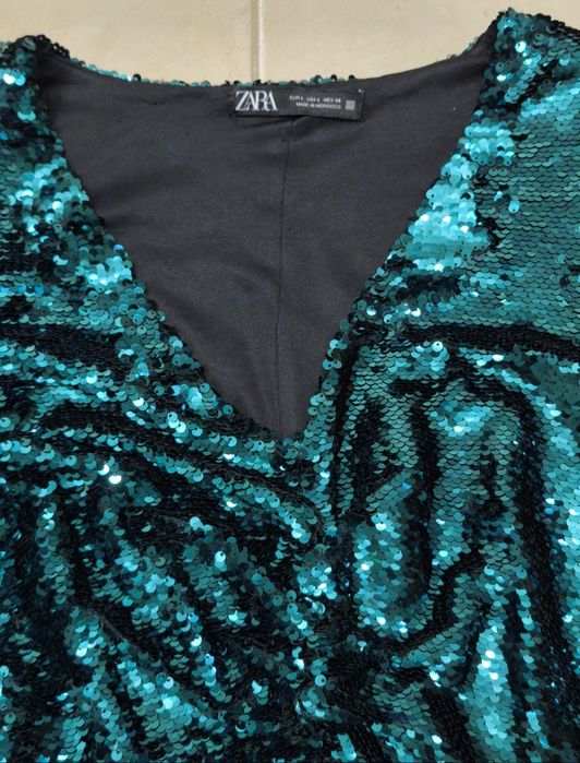 Vestido Esverdeado Novo da Zara