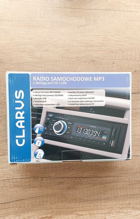 Radio samochodowe Clarus nowe