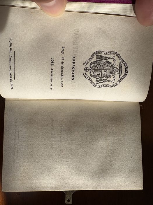 Livro da missa e da confissao 1857