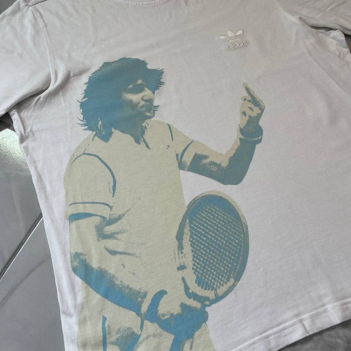 Чоловіча біла футболка теніс Adidas M