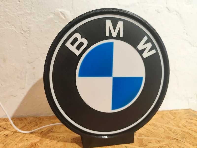 Lightbox luminaria decorativa BMW