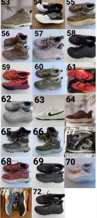 Оригінальні Сток Hoka Nike Бігові Кросівки Черевики  Розміри 40-40.5