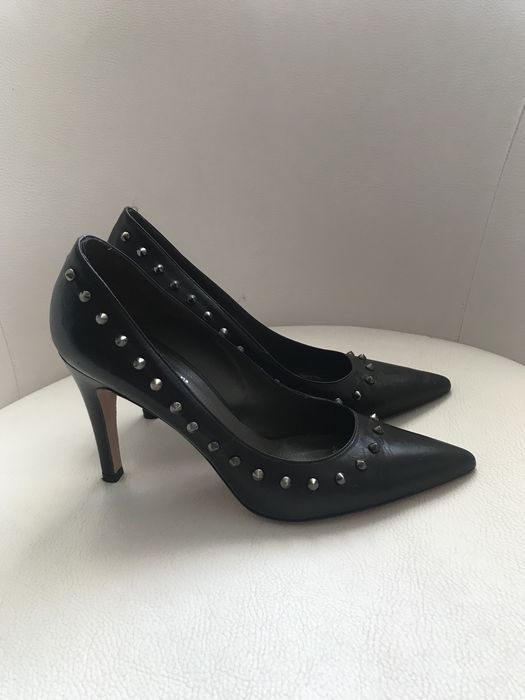 Buty na obcasie damskie  Simple ze skóry 38/24