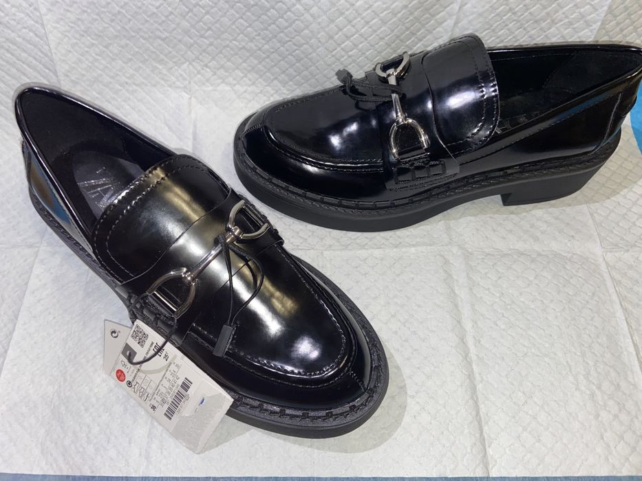 Туфлі Zara р. 38 ус. 25 броги туфли Зара