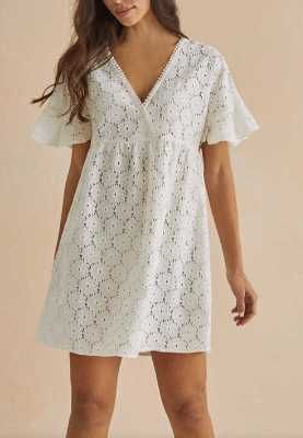 Vestido bordado Women Secret (branco) NOVO POR ESTREAR