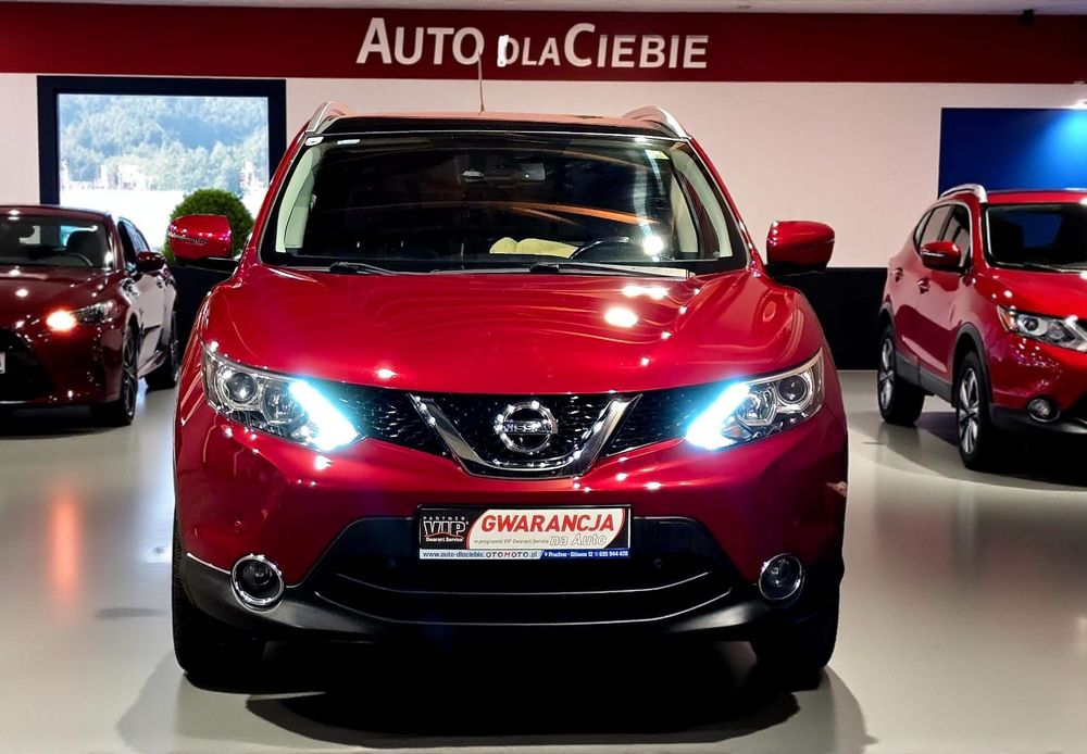 Nissan Qashqai Kamera 360+Ledy+Panorama+Bezwypadkowy-Gwarancja Pisemna