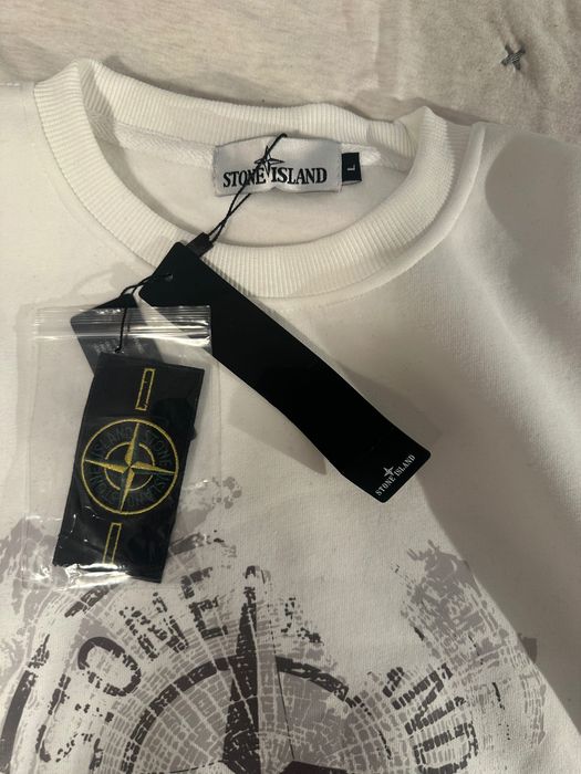 Sweetshirt da Stone Island Branca