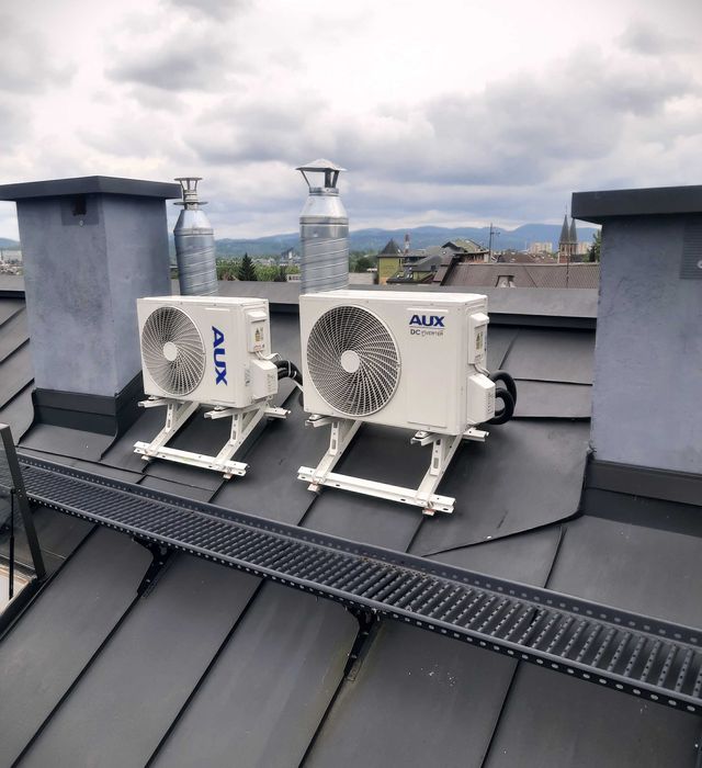 Klimatyzacja domowa biurowa montaż GREE AUX KAISAI dezynfekcja  odgrzybianie odświeżanie