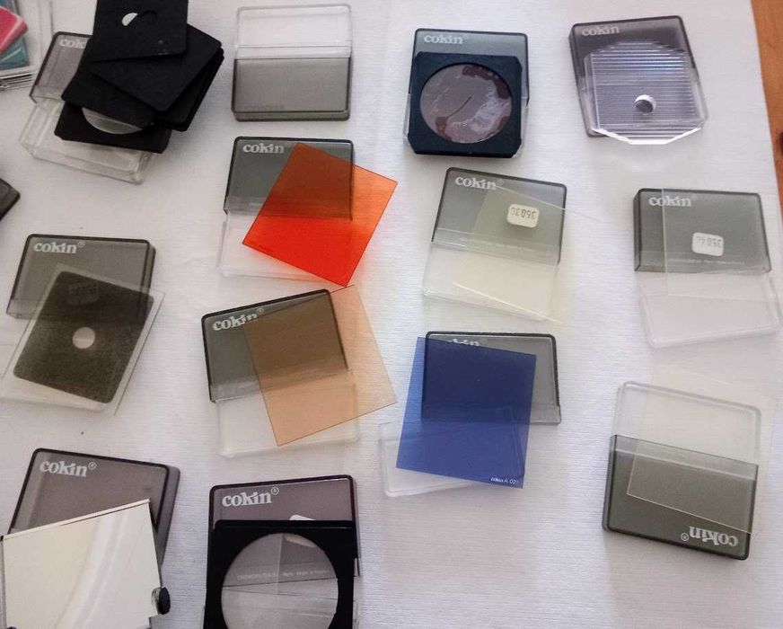 Grande Lote Filtros Fotográficos Cokin Série A + Efeitos Especiais + Caixas