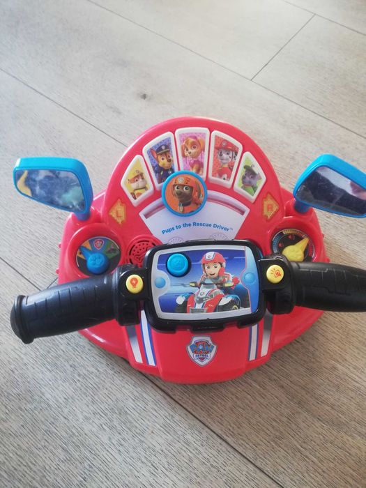 Kierownica interaktywna, świecąca grająca zabawka psi patrol