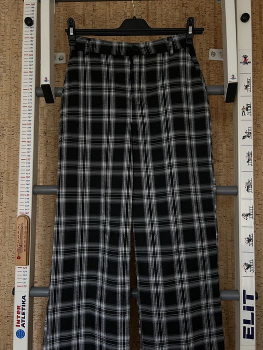 штани в клітинку y2k жіночі