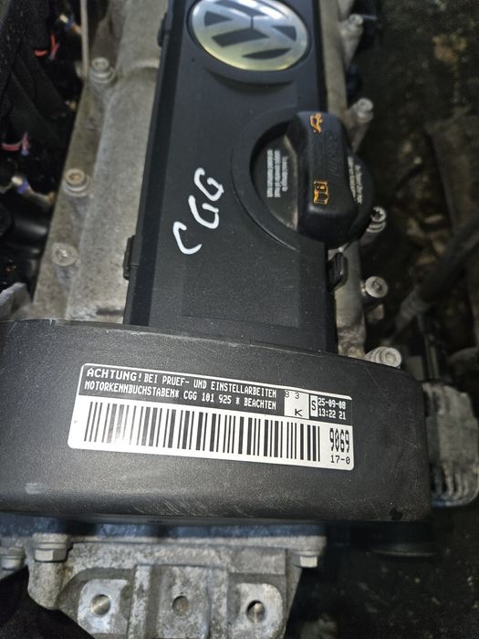 Двигун VW POLO 1.4 i 70тыс проб SKODA AUDI CGG  BUD GOLF 5