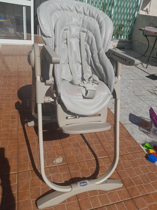 Cadeira da papa Polly relax da Chicco, Cinzento