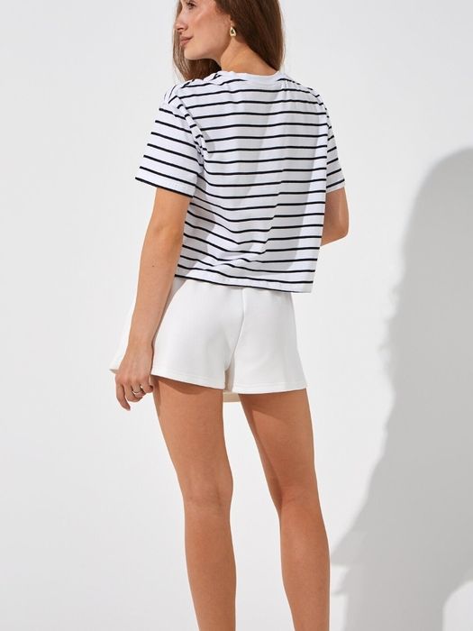 Юбка шорты белая