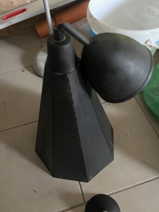 Kinkiet i Lampa wisząca  Czarny ze złotym Zadbany