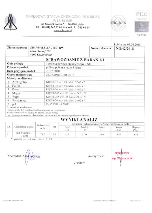 obornik spod kur brojlerów