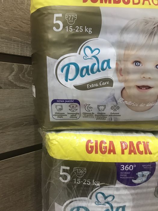 Pieluchy Dada Extra Care 5.Szybka wysyłka!