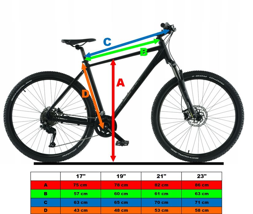 Kands Comp-er 21" koła 29" hydraulika rower górski MTB