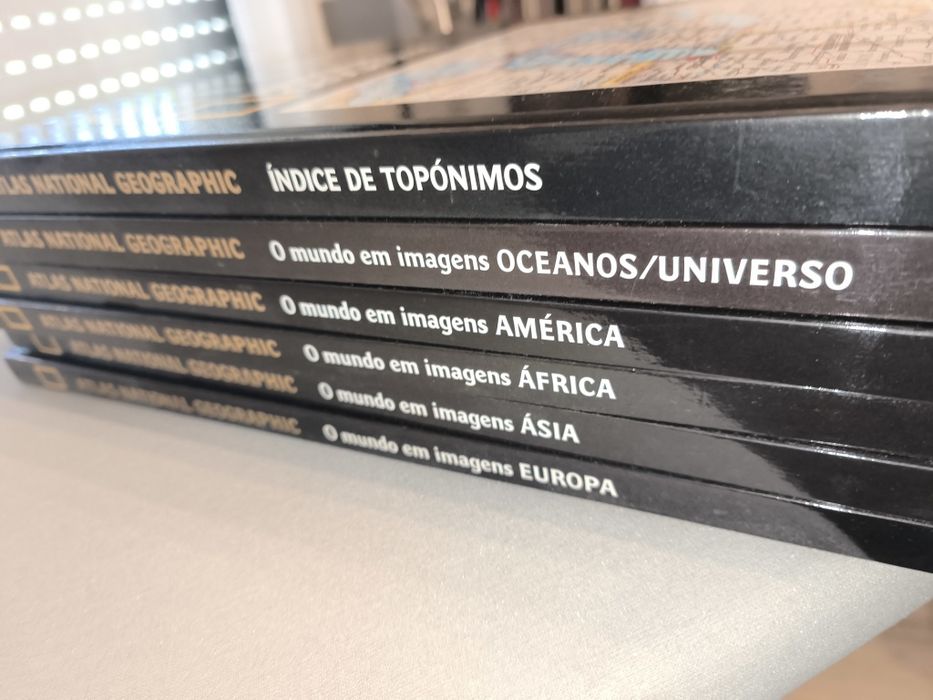 Enciclopédia (coleção de 24- completa) Atlas National Geographic -editora RBA Coleccionables