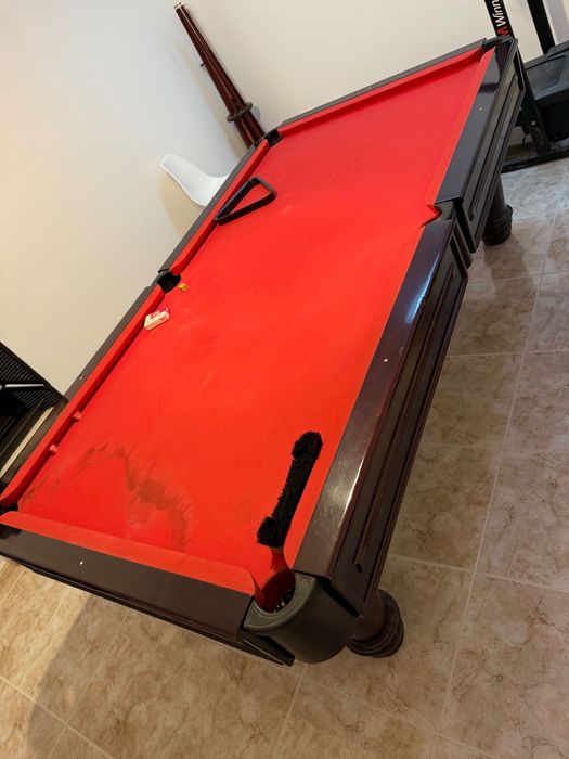 Mesa Snooker Vermelha