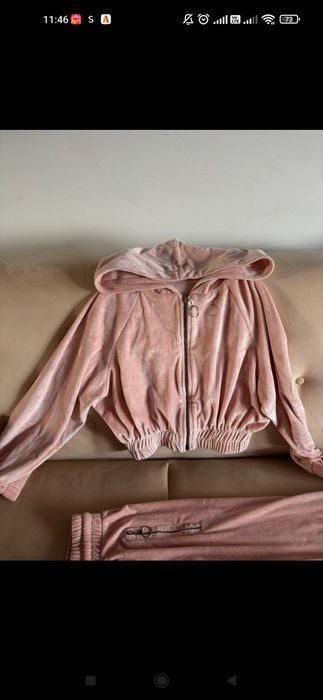 Dres welurowy. Komplet