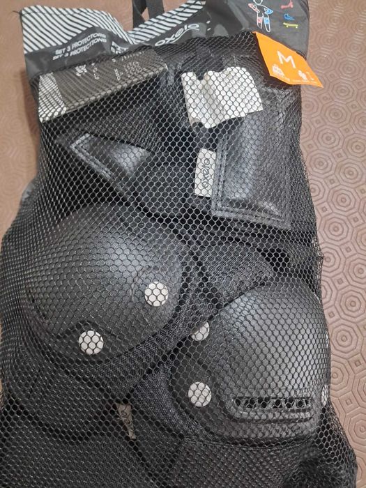 Decathlon Proteções Patins Adulto Oxelo FIT500 (Kit 3x2) - Como Novo