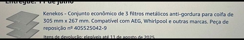 Filtros de exaustor