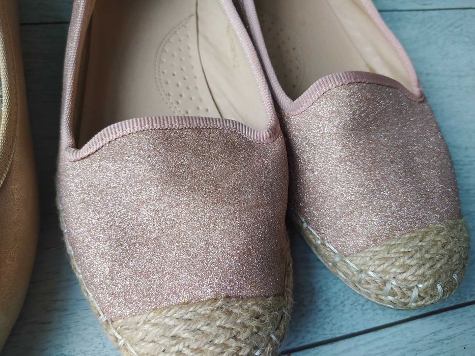 Buty damskie zestaw butów 4 pary 38 baleriny