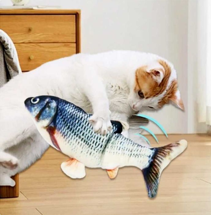 Іграшка риба електронна для тварин.