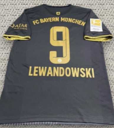 Koszulka Bayern Monachium 21/22 Away Lewandowski 9 M Bundesliga