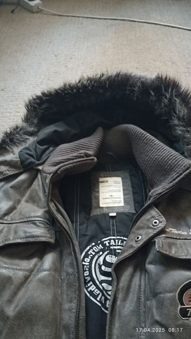Куртка кожаная, зимняя Tom Tailor. Germany
