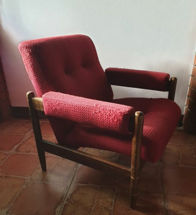 Fotel GFM Homa zabytek PRL 20 szt