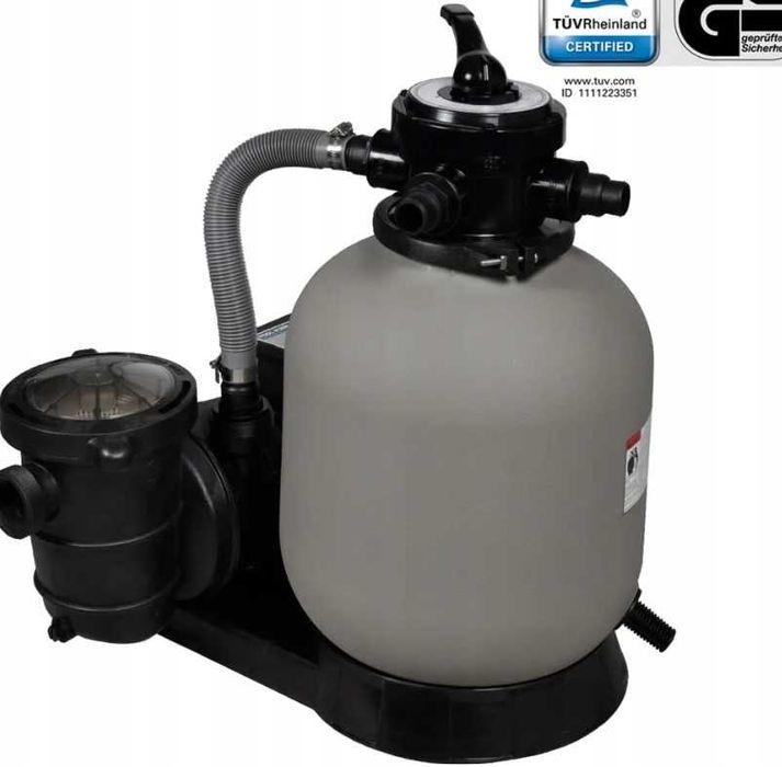 Piaskowa pompa filtrująca, 600 W, 17000 L/h gratis szkło kwarcowe