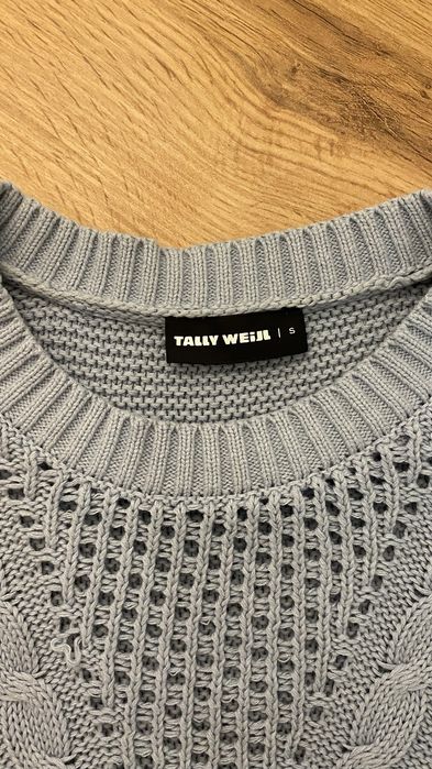 В’язаний светр Tally Weijl, S — блакитний, якісний