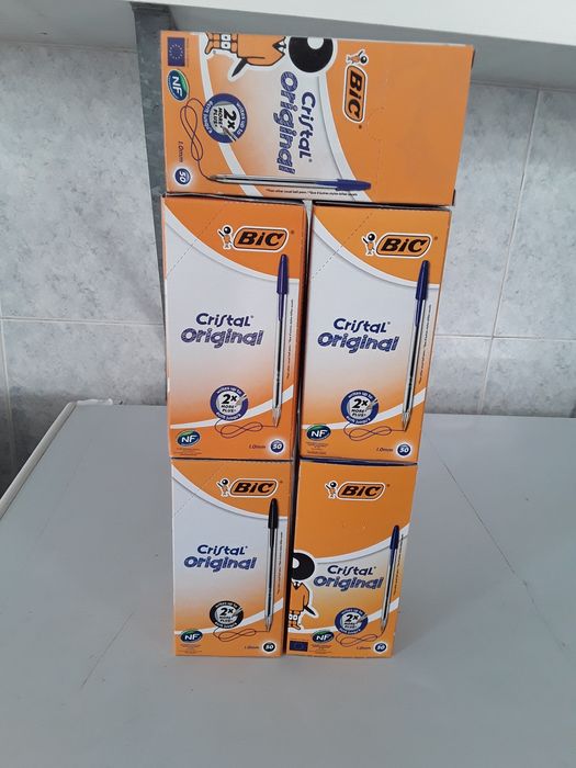 5 Caixas canetas BIC