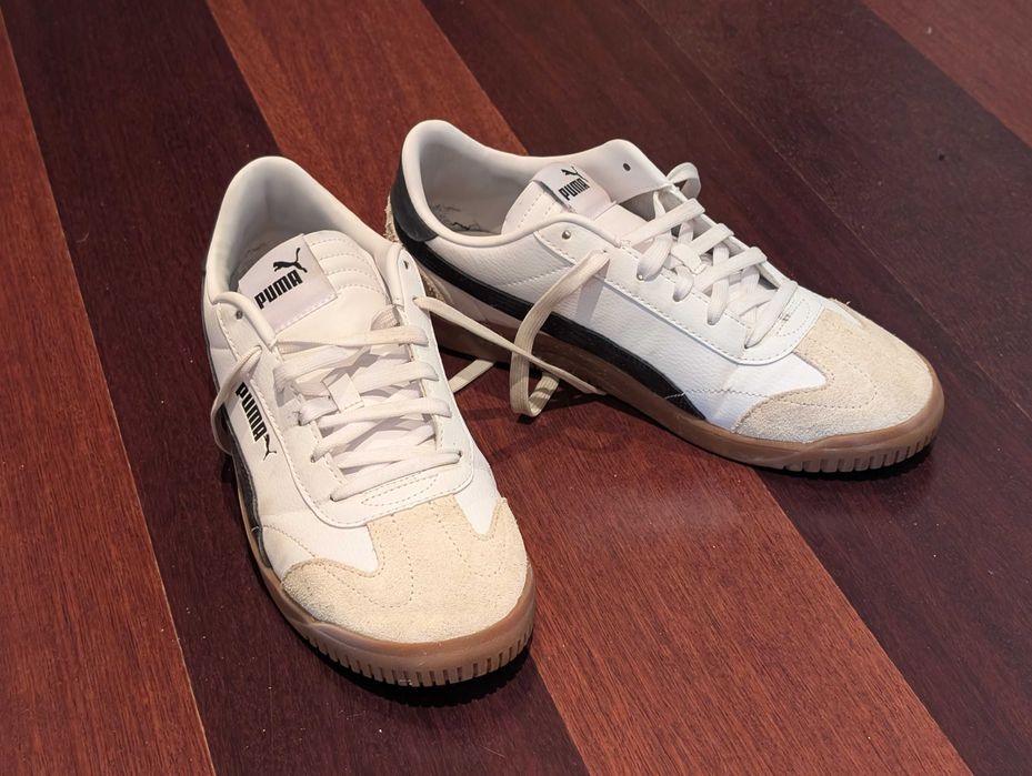 Sapatilhas/ténis Puma preto/branco/bege