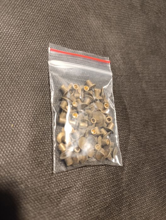 Заклёпки латунные 4*6 мм