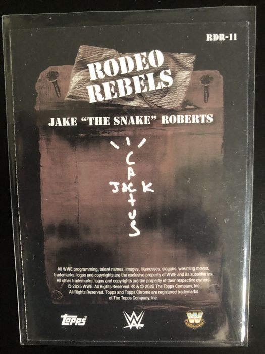 Cartas WWE cactus jack