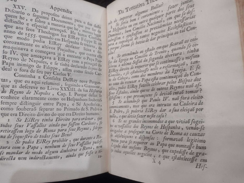 Appendix e Illustração da Tentativa Theologica 1768 Antonio Pereira