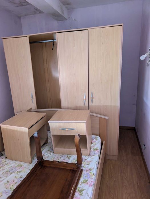 Conjunto Mobília movel Quarto casal - colchão e estrado incluido