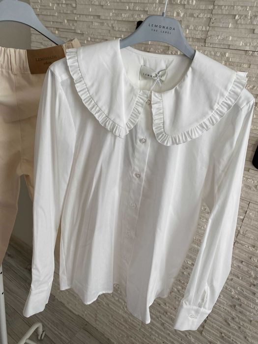 Lemonada nowa kolekcja białą koszula ozdobny kołnierzyk