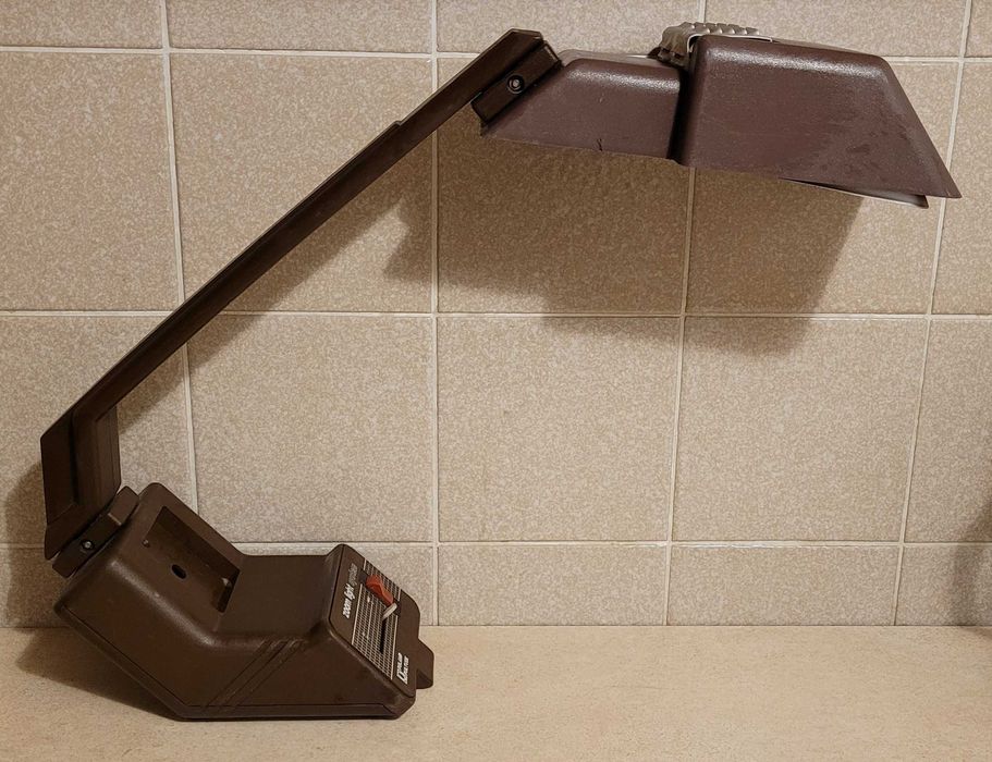 Lampa biurkowa Polamp FSOiUT Pułtusk PRL vintage