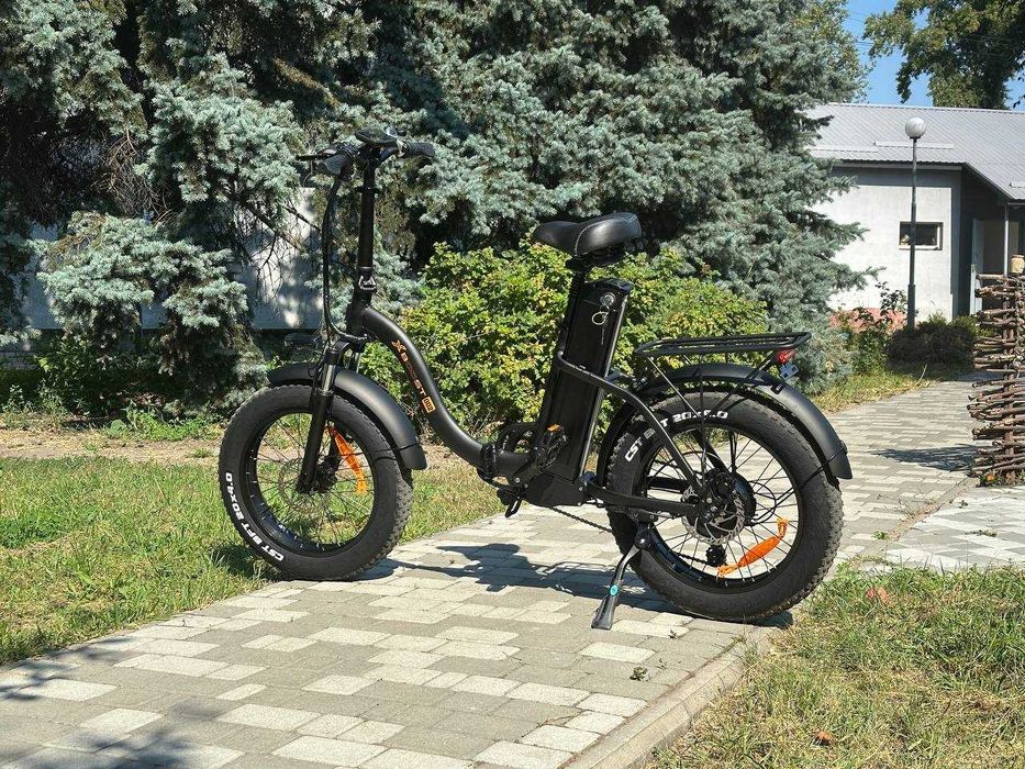 Електровелосипед X-BOOST OO2 (19 ампер | 600 Ват), Фетбайк на широких колесах+PAS асистент