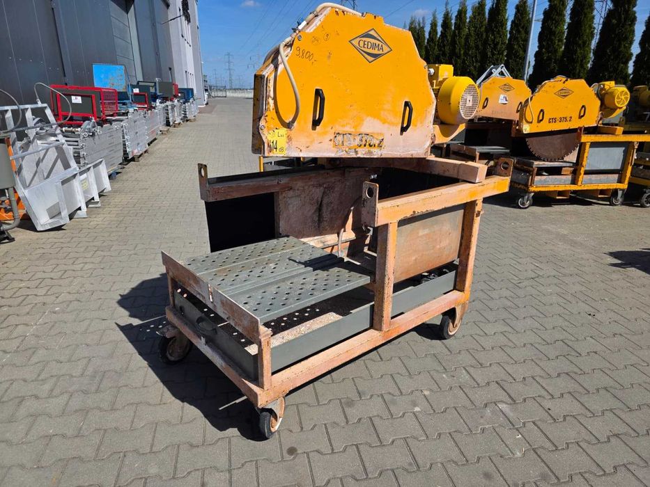 Piła stolikowa przecinarka Cedima CTS-375 900 do bloczków pustaków silki Nr.9 Rok produkcji 2014