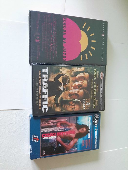 Kasety video VHS 3 filmy