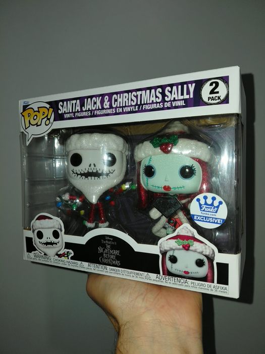 Funko The Nightmare Before Christmas Santa Jack & Christmas Sally D.C.